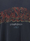 Balenciaga T-shirts In Fadedblack/red