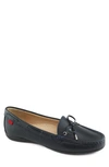 Shop Marc Joseph New York Diana St Loafer In Navy Grainy