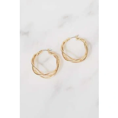 Lilac Rose Rosalynd Earrings In Gold