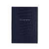 Smythson Hardbound Cellar Book In Mara In Navy