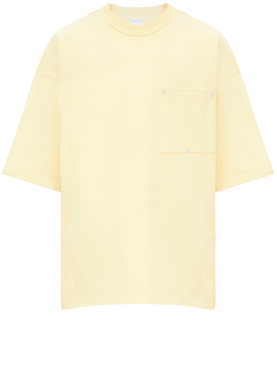 Bottega Veneta Cotton Jersey Oversize T-shirt In Cream