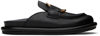 Moncler Bell Mules In 999 Black