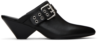 Rag & Bone Black Spire Mules In Blk