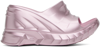 GIVENCHY PINK MARSHMALLOW WEDGE SANDALS