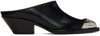 Givenchy Logo Pointed Muller Shoes In 001-black