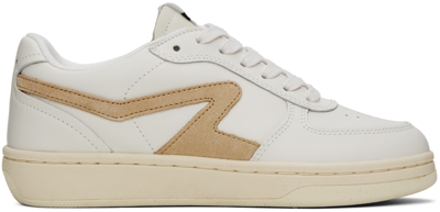 Rag & Bone Off-white Retro Court Trainers In Dune