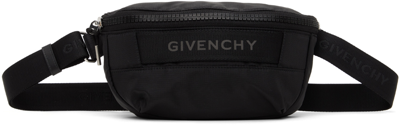 Givenchy Black G-trek Nylon Pouch In 001-black