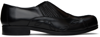 STEFAN COOKE BLACK SLASHED LOAFERS