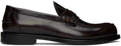 Givenchy Burgundy Mr G Loafers In 604-burgundy