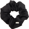 MM6 MAISON MARGIELA BLACK SATIN SCRUNCHIE