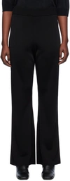 Studio Nicholson Black Linna Trousers In Black
