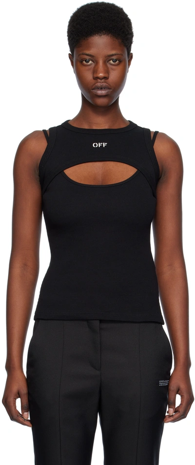 Off-white Off White Top In Nero