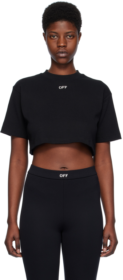 OFF-WHITE BLACK 'OFF' STAMP T-SHIRT