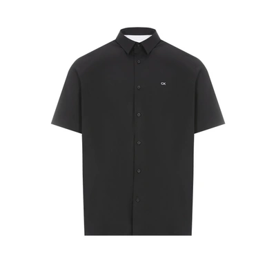 Calvin Klein Organic Cotton Shirt In Black