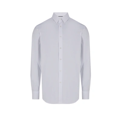 Hugo Boss Cotton Shirt In Neutral