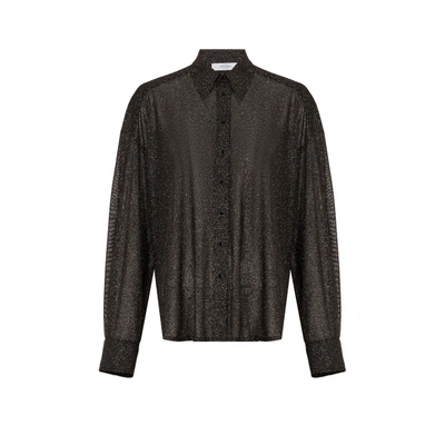 Roseanna Bijou Disco Sequinned Shirt In Black