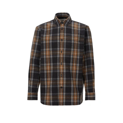 Editions 102 Cotton Shirt In Brown