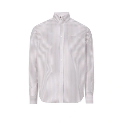 Editions 102 Striped Shirt In Gray