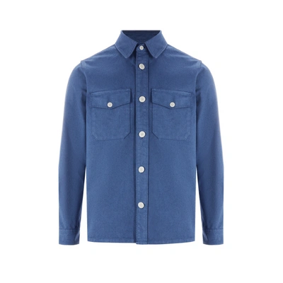 Editions 102 Cotton Shirt In Blue