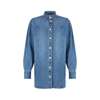 Saison 1865 Denim Shirt In Blue