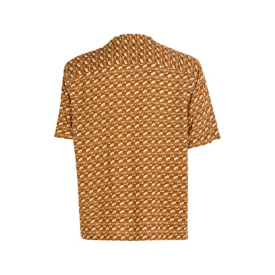 Calvin Klein Short-sleeved Shirt In Brown