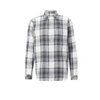 Samsoe & Samsoe Cotton Check Shirt In Grey