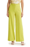 NANETTE LEPORE WIDE LEG CREPE PANTS