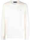 Polo Ralph Lauren Polo Pony-embroidered Honeycomb Knit Jumper In White