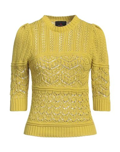 Peuterey Woman Sweater Acid Green Size S Cotton
