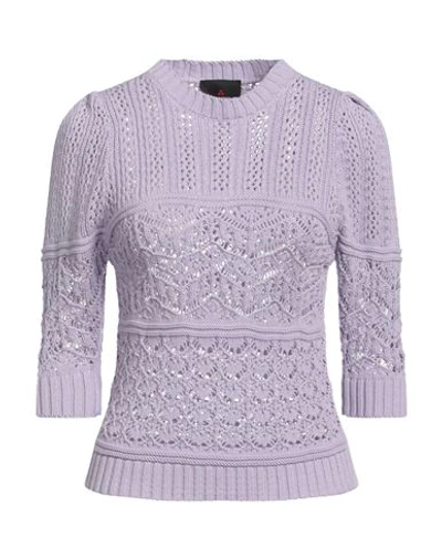 Peuterey Woman Sweater Lilac Size S Cotton In Purple