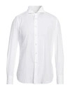 Bagutta Man Shirt White Size 17 Cotton