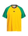 Adidas Originals By Wales Bonner Man T-shirt Mandarin Size Xl Organic Cotton