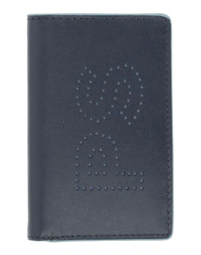 Ps By Paul Smith Ps Paul Smith Man Document Holder Midnight Blue Size - Cow Leather