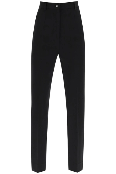 DOLCE & GABBANA MILANO STITCH CIGARETTE PANTS