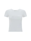 Blumarine Women Logo Cotton T-shirt In White