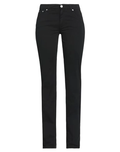 Trussardi Woman Pants Black Size 31 Cotton, Elastane