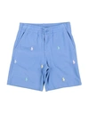 Polo Ralph Lauren Babies'  Polo Prepster Cotton Mesh Short Toddler Boy Shorts & Bermuda Shorts Light Blue Siz