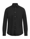 Brian Dales Man Shirt Black Size 17 ½ Cotton, Polyamide, Elastane