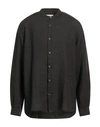 40weft Man Shirt Black Size 3xl Linen