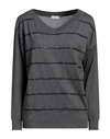 Brunello Cucinelli Woman Sweater Grey Size L Cotton, Polyester
