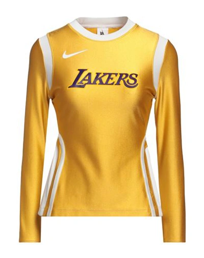 Nike T-shirts In Yellow