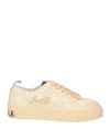 Gaelle Paris Gaëlle Paris Woman Sneakers Beige Size 10 Textile Fibers In Beige