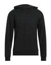 Jordan Man Sweatshirt Black Size L Cotton, Elastane