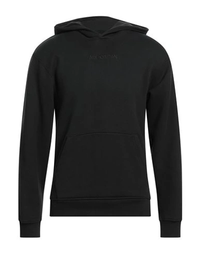 Jordan Man Sweatshirt Black Size Xs Cotton, Elastane