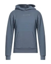 Jordan Man Sweatshirt Slate Blue Size Xs Cotton, Elastane