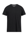 Majestic Filatures Man T-shirt Black Size M Cotton, Elastane