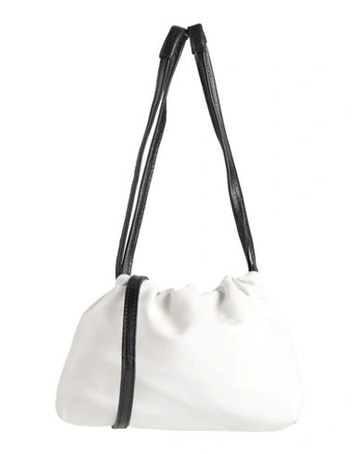 Laura Di Maggio Woman Shoulder Bag White Size - Soft Leather