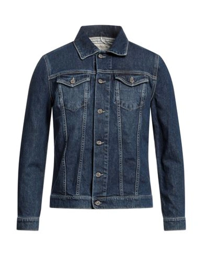 Siviglia Man Denim Outerwear Blue Size 38 Cotton, Elastane