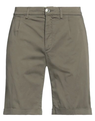 Jacob Cohёn Man Shorts & Bermuda Shorts Military Green Size 34 Cotton, Viscose, Elastane