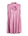 Hanita Woman Mini Dress Magenta Size M Polyester